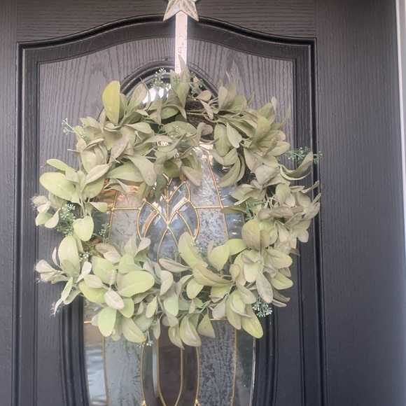 Door‎ wreath outside green round - Picture 1 of 7
